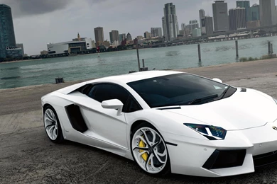 Cool White Lamborghini Aventador Wallpapers For iPad Air, iPad 2 ...