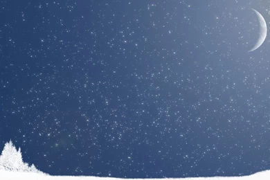 Wallpapers Tree Vector Snowfall 1366x768