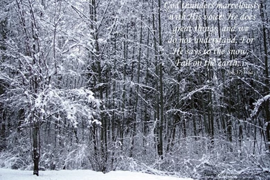 Christian Wallpaper: Snow Fall