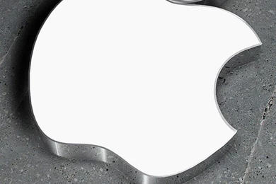 3D Metal White Apple iPhone Wallpapers