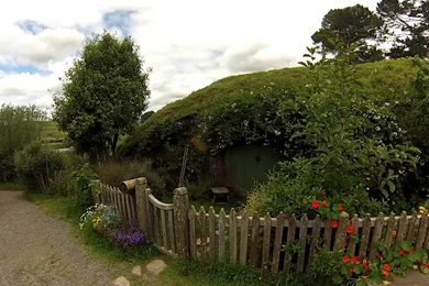 A Walk Through Hobbiton Movie Set   YouTube
