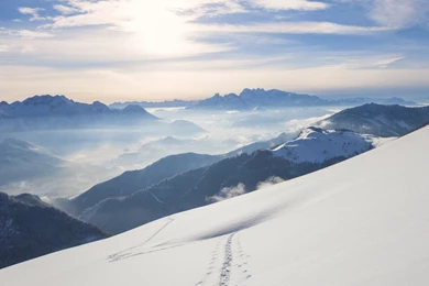 Snow Mountains Windows 10 Wallpapers