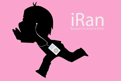 Apple Inc Ipod Silhouettes Funny Brands Simple Backgrounds Pink ...