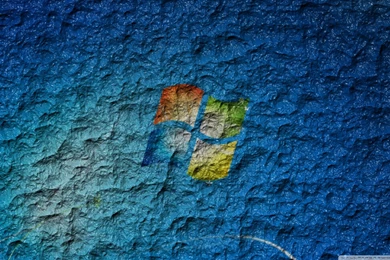 Windows Logo On Wall HD Desktop Wallpapers : High Definition ...