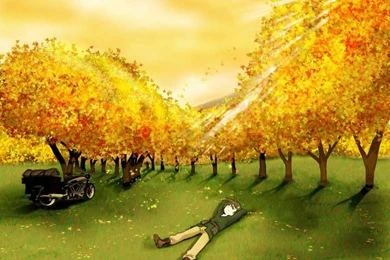 Download Mobile Wallpaper: Anime, Autumn, Free. 7102.