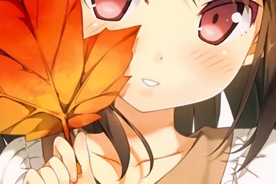 Autumn Anime Girl Wallpapers   Free iPhone Wallpapers