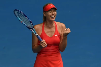 Maria Sharapova Play Tennis HD Wallpapers