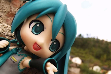 Download Cute Hatsune Miku Figure Android Phone Wallpapers 1600 X ...