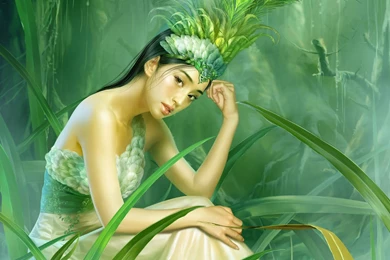 New Art Funny Wallpapers Jokes: Fantasy Girl PC Desktop HD ...