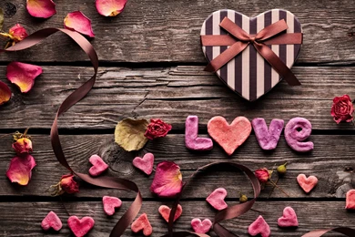 Wallpapers Love With Wood Backgrounds Free Downl