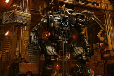 Digital Art, Robot, Battletech, MechWarrior, Hunchback Wallpapers ...