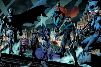 Wallpapers Superman Batman Robin Catwoman Hd 2560x1440