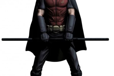 Download Wallpapers 640x960 Batman Arkham City, Art, Robin ...