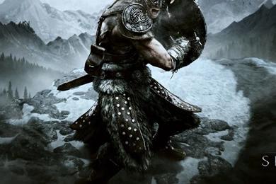 New iPad Air, 4, 3, iPad Mini Retina Skyrim Wallpapers HD, Desktop ...