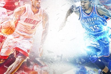 NBA LeBron James VS Kevin Durant Iphone/Ipod Wallpapers