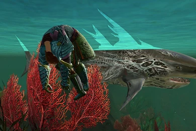 The Megalodon Illustration HD Desktop Wallpapers