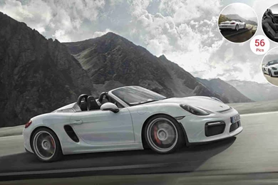 2016 Porsche Boxster Spyder   Side