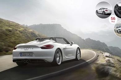 2016 Porsche Boxster Spyder   Rear