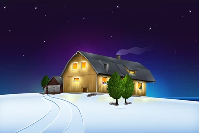 Snow House Desktop Wallpapers   HD Wallpaper Backgrounds Of Your ...