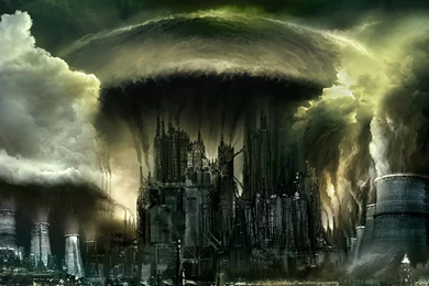 Smog Air Pollution Over Industrial Zone < Fantasy < Gallery ...