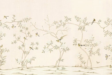Sybaritic Spaces: The Wait Is Over: Digital Chinoiserie Wallpapers