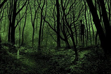 Forest Surreal Artwork Slender Man Daniel Danger Wallpapers