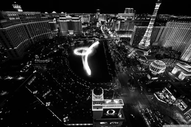 Black And White Vegas HD Desktop Wallpapers : Widescreen : High ...