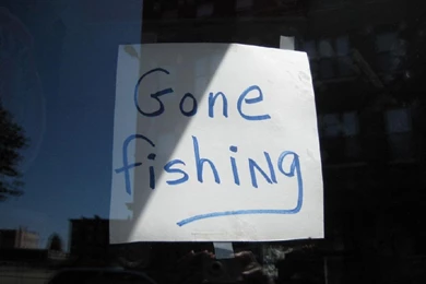 Gone Fishin' – The Grass Stain Guru