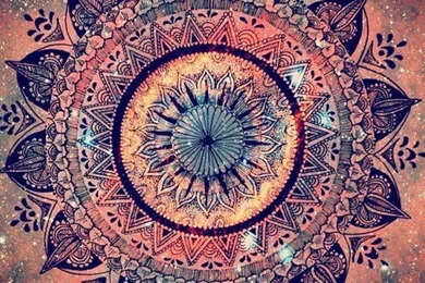 Mandala, Galaxy, Space, Wallpaper, Indie, Relax   Image