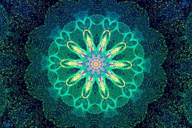 Green Colors Mandala   (