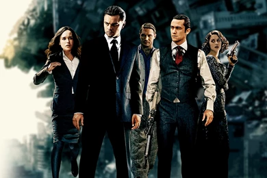 Ellen Page Joseph Gordon Levitt And Leonardo Dicaprio