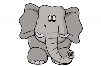 Elephant Coloring Cartoon Drawing Free Wallpapers