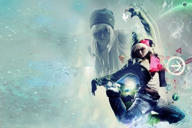 Wallpapers Abstract Girl View Blonde Dancing Wnique Hd 1920x1080 ...