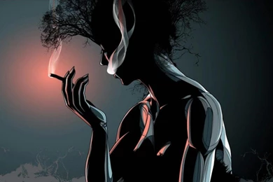 Aluminium Abstract Girl