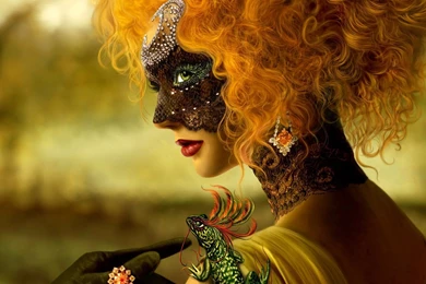 Wallpapers Abstract Girl Hd Fantasy Masked Free 1920x1080 ...