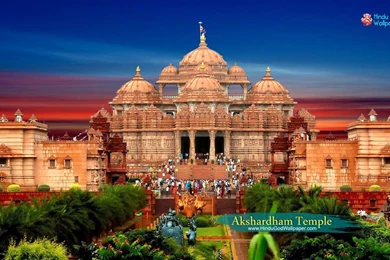 Akshardham Temple HD Wallpapers For Desktop Free Download