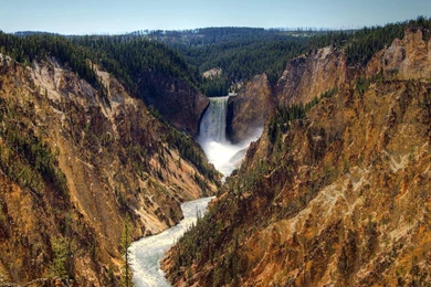 Download Wallpapers Lower Yellowstone Falls (1920 X 1080 HDTV 1080p ...