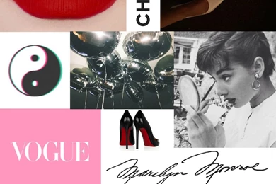 Sassy Screens   Black And Red Audrey Hepburn And Marilyn Monroe...