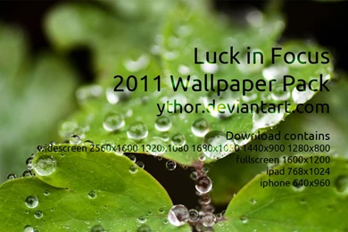 Luck In Focus   Wallpapers Pack By Ythor On DeviantArt