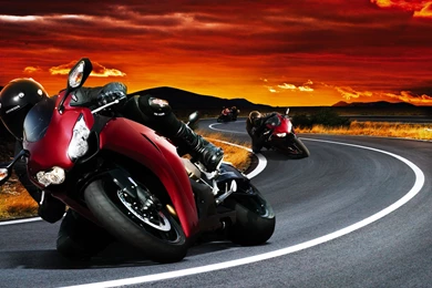 Motorcycles Honda Red Sunset High speed Wallpaper HD 1600 x 1200 ...