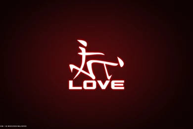 Love Word Japanese Letters Funny Red Simple Hd Widescreen ...