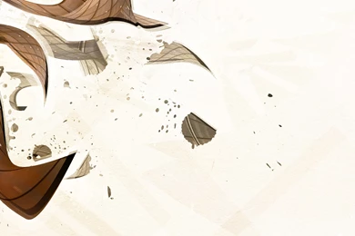 Brown Abstract Paint