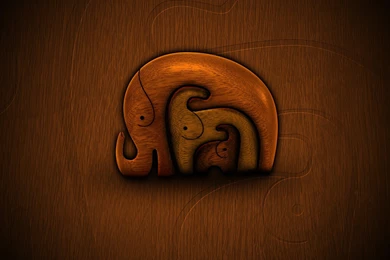 Elephants Elephants Cgi Brown Fantasy Animals Abstract Cool ...