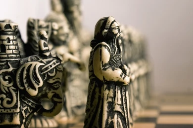 Download Wallpapers 1920x1080 Chess, Figures, Board, Game, Elephant ...