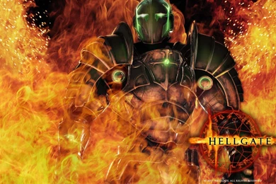 HELLGATE LONDON Fantasy Action Sci fi Warrior Armor Fire Wallpapers ...