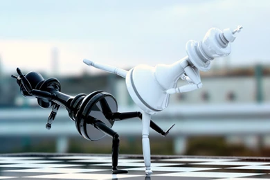 Chess Fighting Board Game Pieces Wallpapers