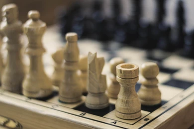 Chess Pieces Wood Game Wallpapers