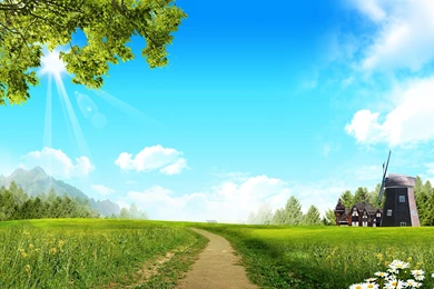 Wallpapers, Worlds, Fantasy, Background, Laputa (