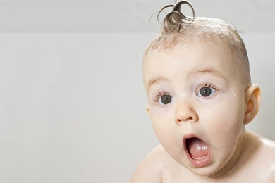 Shocking Baby Funny Face Wallpapers