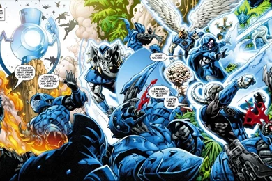 Awesome Blue Lantern Dc Comics Green Saint Walker